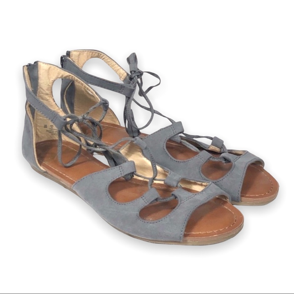 Fergie Gordie Blue Gladiator Sandals Size 8M